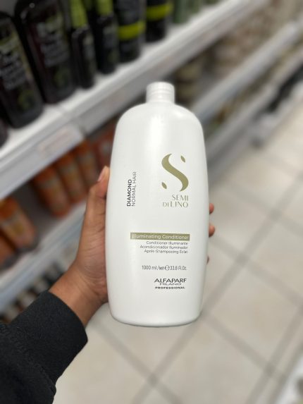 Alfaparf Semi Di Lino Diamond Illuminating Low Shampoo 1000ml, pump included